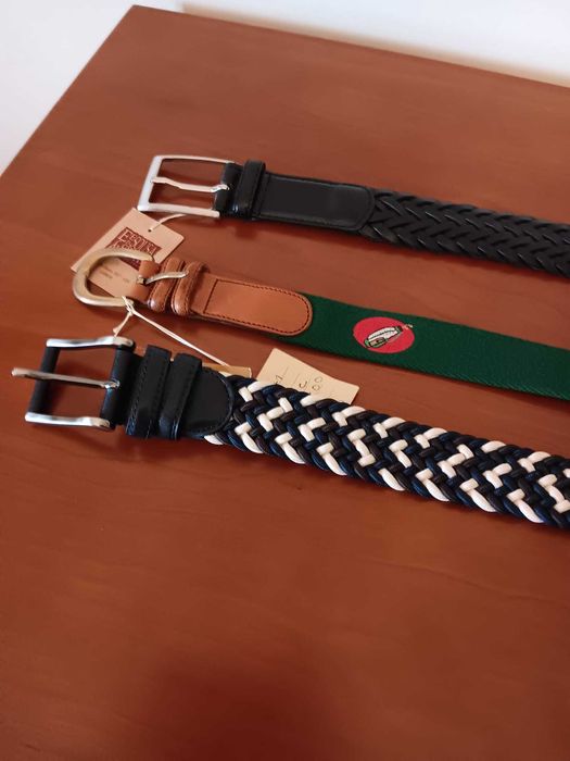 Cintos diversos em pele