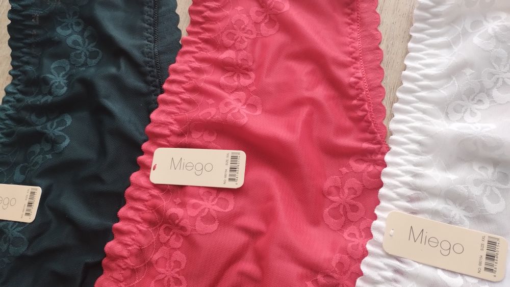 3×damskie majtki brazyliany 2 XL