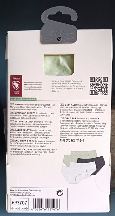 Tchibo 5szt. majtek