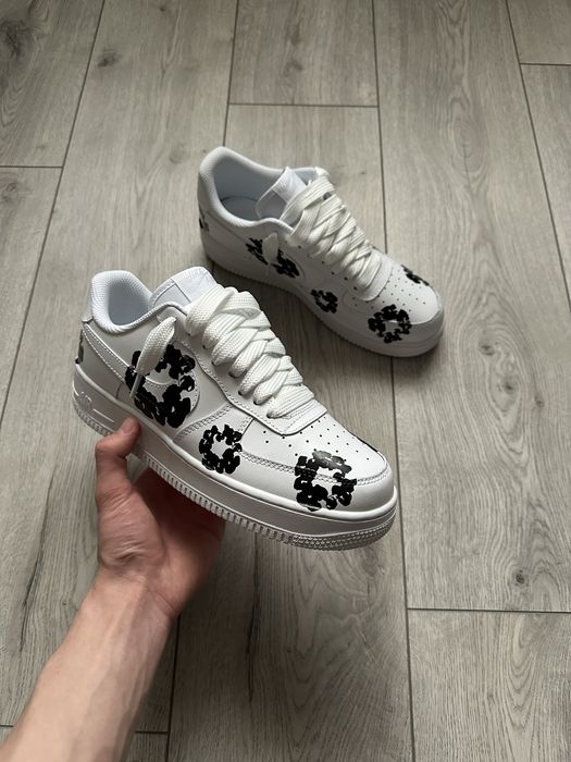 Кастомні кросівки Nike Air Force 1 Low Denim Tears