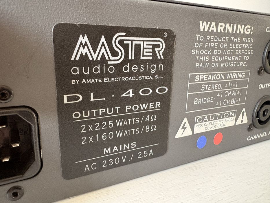 Końcówka mocy Master Audio DL 400