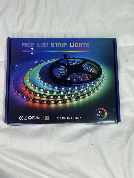 Rolo de Fita LED RGB Multicolorida (16 Cores)