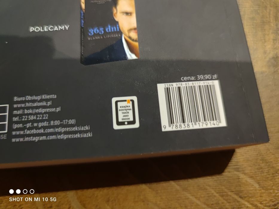 Sprzedam książki 365dni