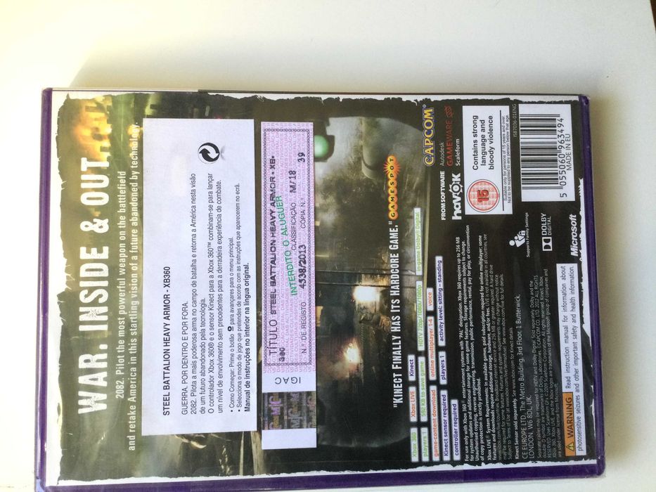 Steel Batalion: Heavy Armor (Kinect) Xbox 360 (selado)