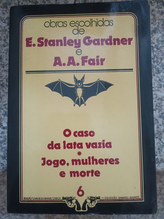 Vendo o livro O caso da lata vazia e Jogo, mulheres e morte