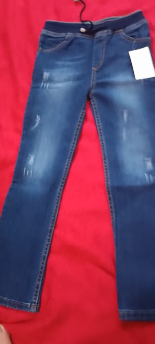 Джинсы на резинке рост122и118