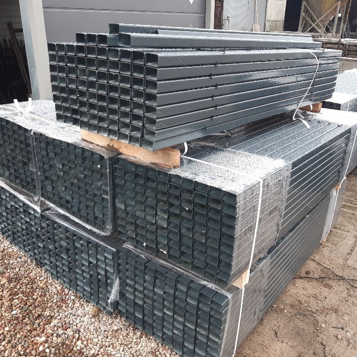 Słupek ogrodzeniowy 60x40x1,5 RAL słupki panel siatka profil ocynk