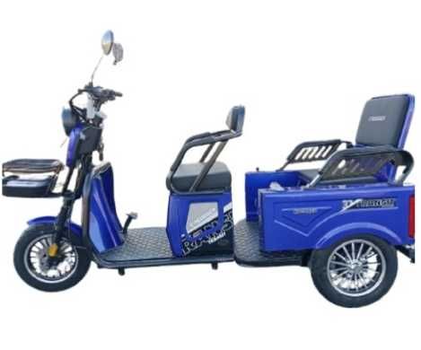 ТОП ПРОДАЖ! Електротрайк Crosser Transit TR-5 (800W 72V/20Ah) - Синій