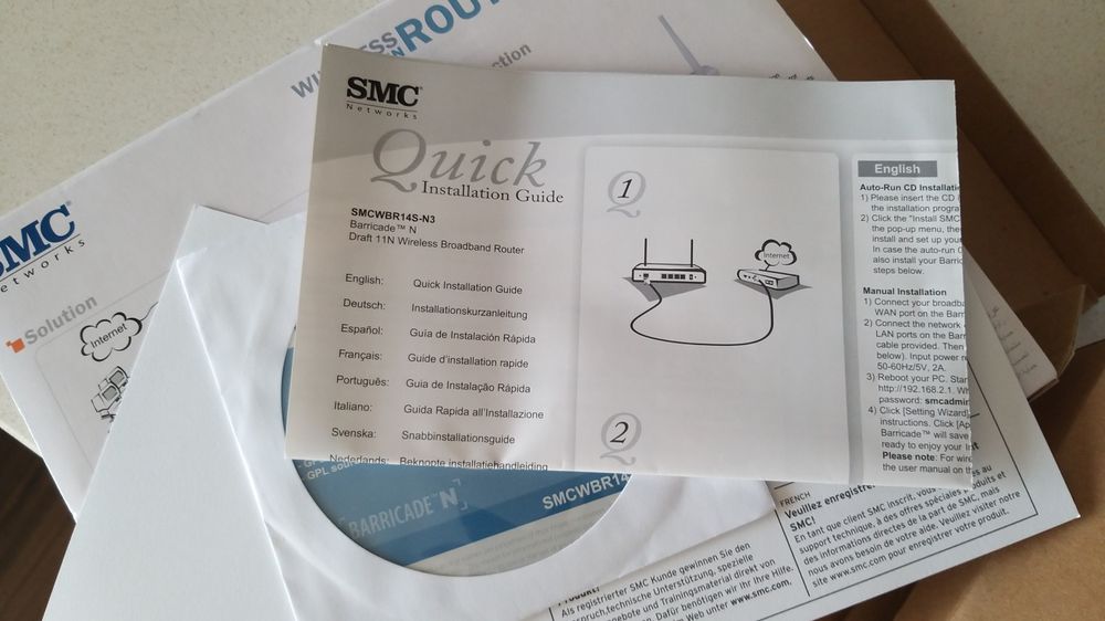 ROUTER smc barricade N 300mbps