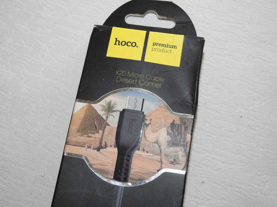 Solidny kabel Hoco X20 - MicroUsb - 3m