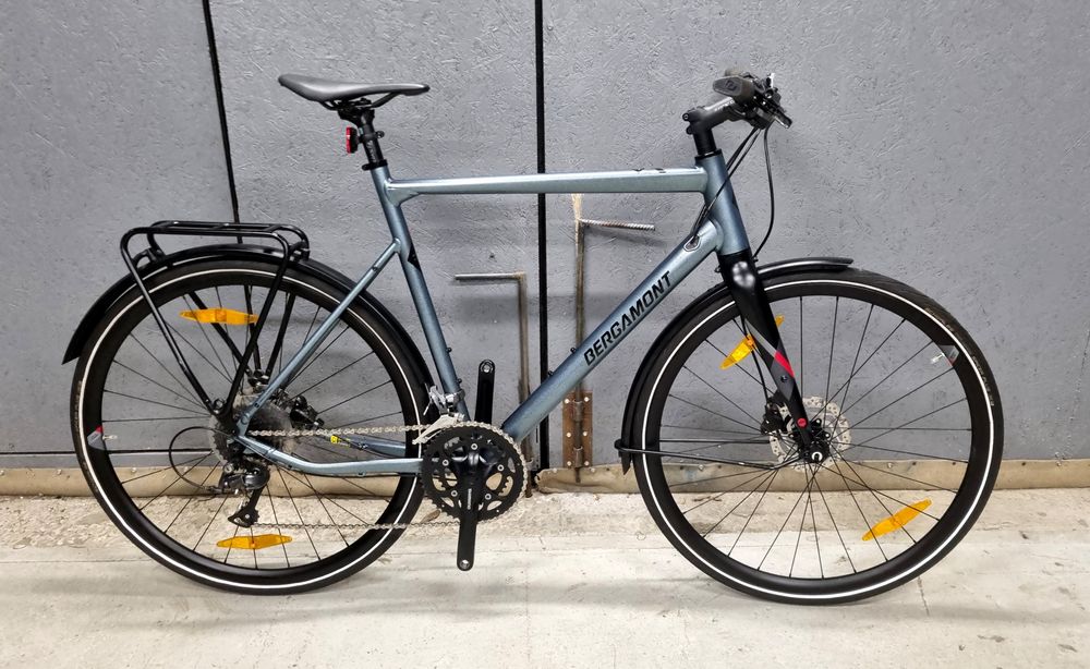 Велосипед немец Bergamont Sleep 4 EQ 2024   гибрид Carbon как
