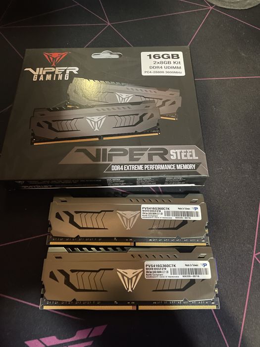 Pamiec ram 16GB 3600mhz, Patriot Viper Steel.