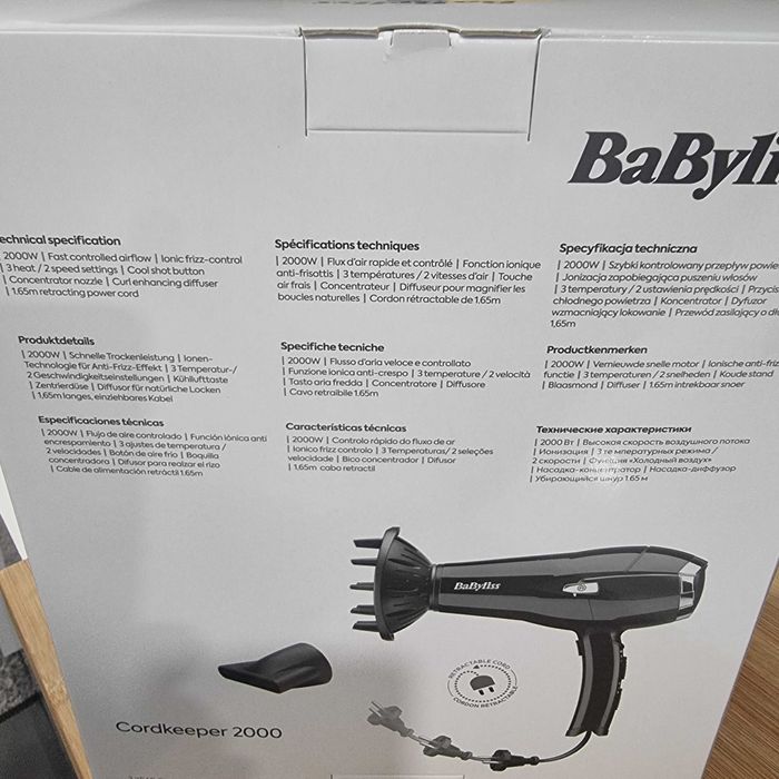 Secador cabelo Babyliss Novo - com garantia