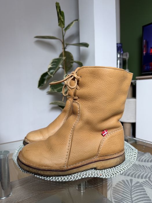 Duckfeet Arhus leather boots buty ocieplane wełniane