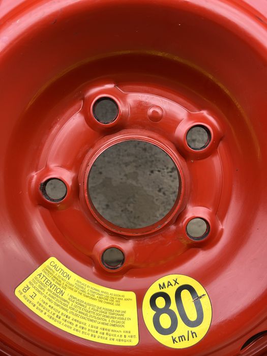 Докатка запаска запасне колесо R15 125/80 5*114.3 Kia Ceed Hyundai i30