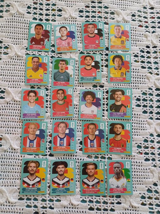 Cartas oficiais Panini