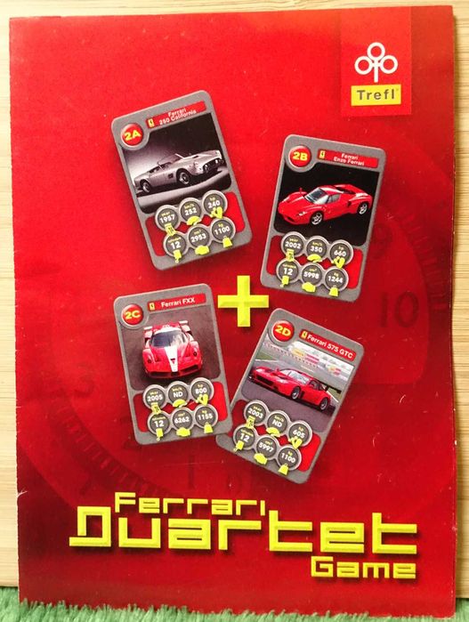 Ferrari Quartet Game – Oficjalna gra karciana Ferrari
