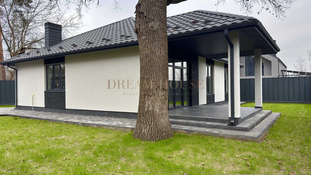 Одноповерховий будинок на 5 сотках у Бучі. Газове опалення