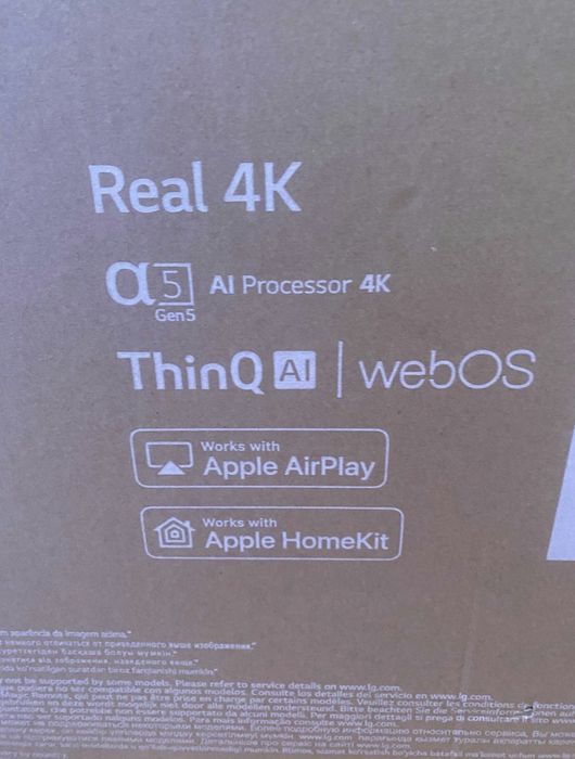 Televisão LG 43" Ai ThinQ - 108cm - 4K ULTRAHD