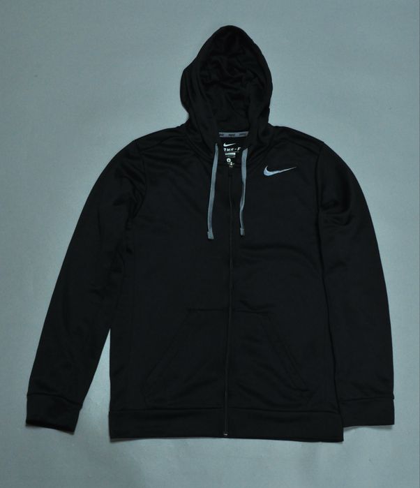 Nike Therma Fit оригинал худи кофта с капюшоном на замке чёрная мужска