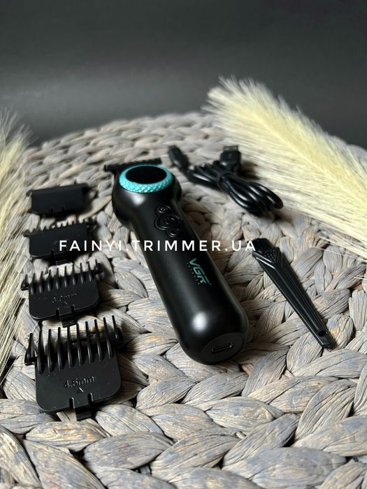 ‼️РОЗПРОДАЖ‼️Тример VGR BladePro з LED-підсвіткою для бороди та голови