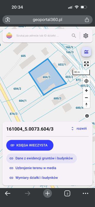 Sprzedam działkę 20 ar Rudziczka