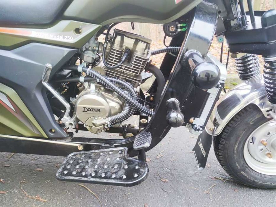 Трицикл бензиновий 200 куб Дозер вантажний муравей Dozer без передплат