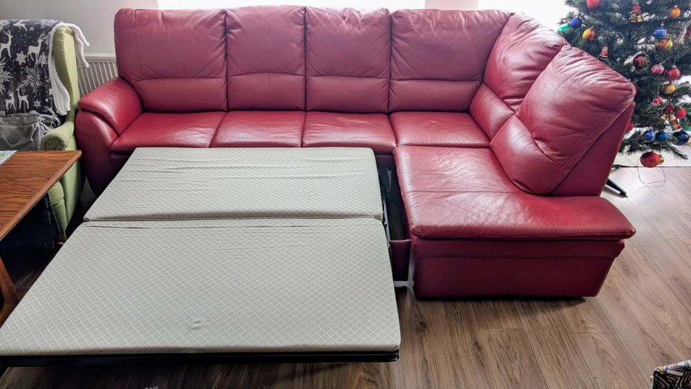 Kanapa rogówka rozkładana BARDZO DOBRY STAN