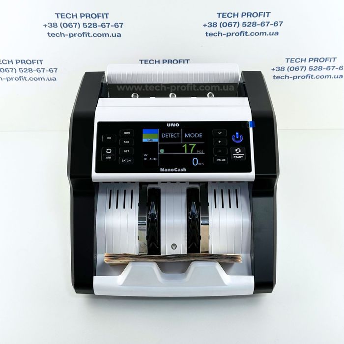 NanoCash UNO Лічильник банкнот з калькуляцією та детекцією