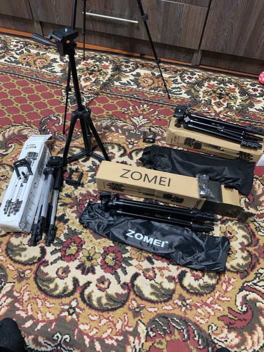 Трипод, тринога, штатив для зйомки на камеру, телефон, фотоапарат