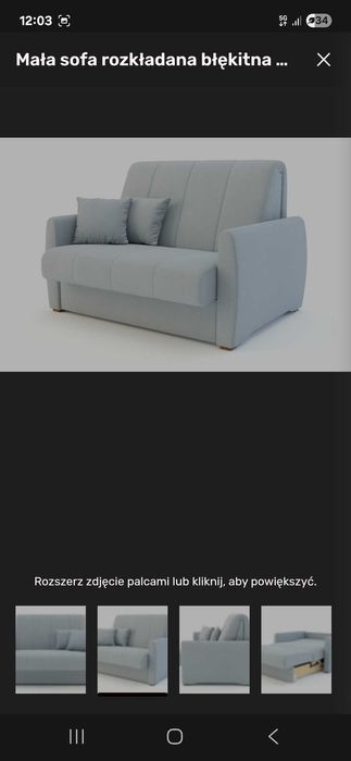 Sofa dwuosobowa