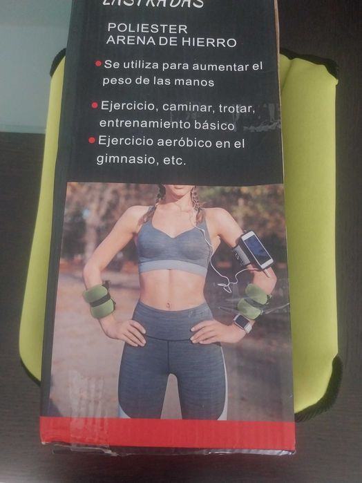 Pesos lastrados de tornozelo 1.5 kg novos