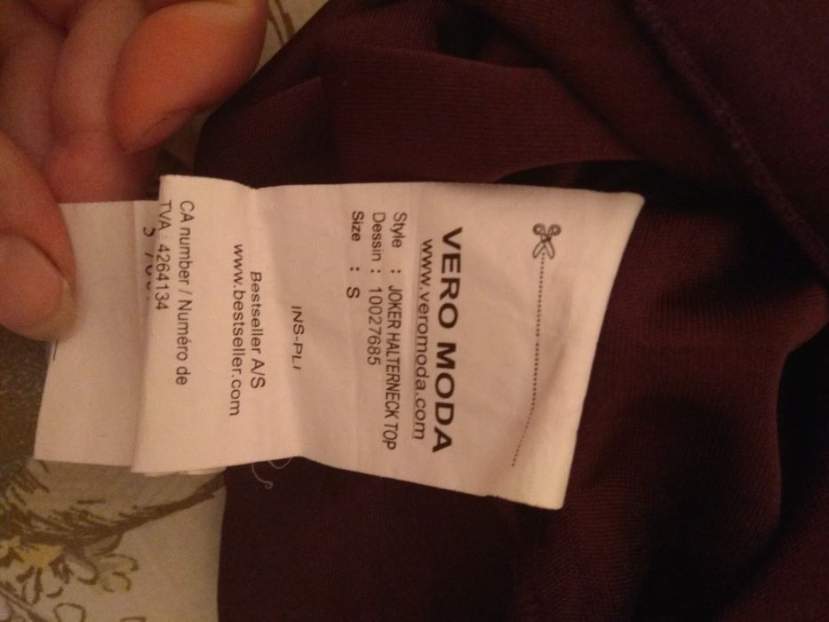 Блузка, кофточка, майка, топ TM Vero Moda. Шифоновая