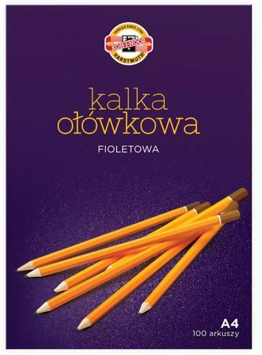 Kalka ołówkowa A4/100 arkuszy. Koh-I-Noor. Nowy Produkt