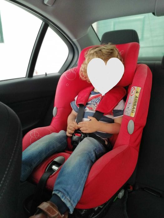 Cadeira ISOFIX, Top Tether, reclinável, duplo sentido, ótimo estado!