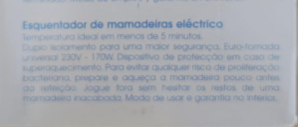 Vendo dois aquecedores de biberões