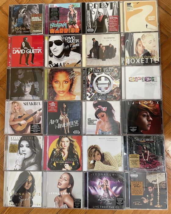 Cd’s DVD’s e Blue Ray varios musica Pop e fado