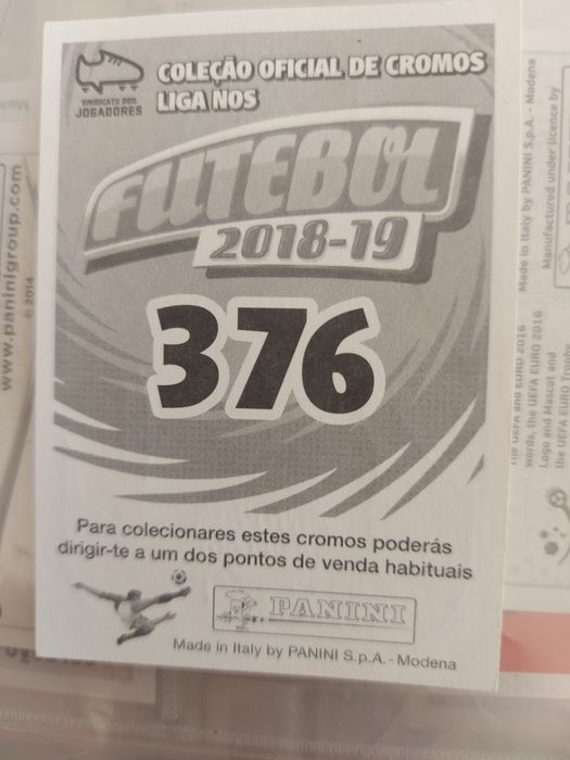 Cromo do João Félix n 376 futebol 18/19