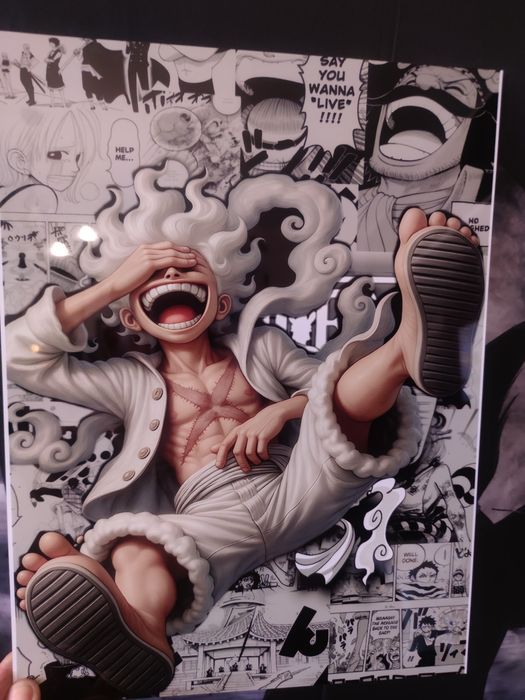Luffy one piece-Painel/Placa Sublimação 30x40cm, Anime (1mm Espessura)