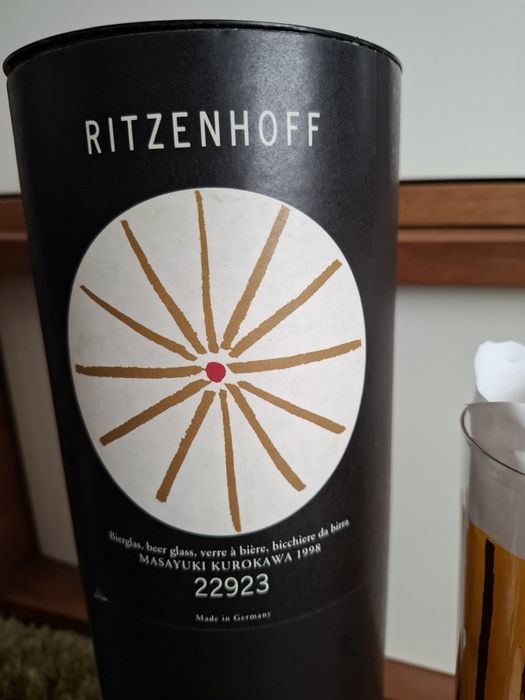 Copo de cerveja Ritzenhoff de coleção edição limitada de 1998,
