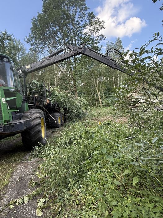 Czyszczenie działek wycinka zarośli zrębkowanie gałęzi frezowanie pni