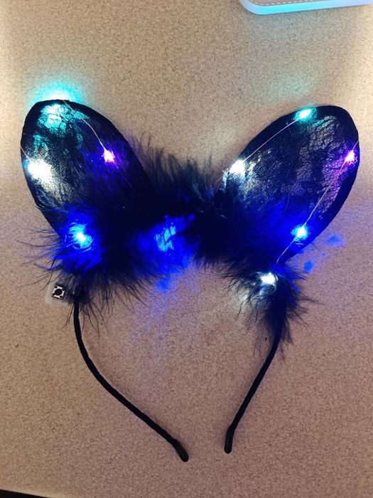 nakrycie głowy z kocimi uszami 2szt