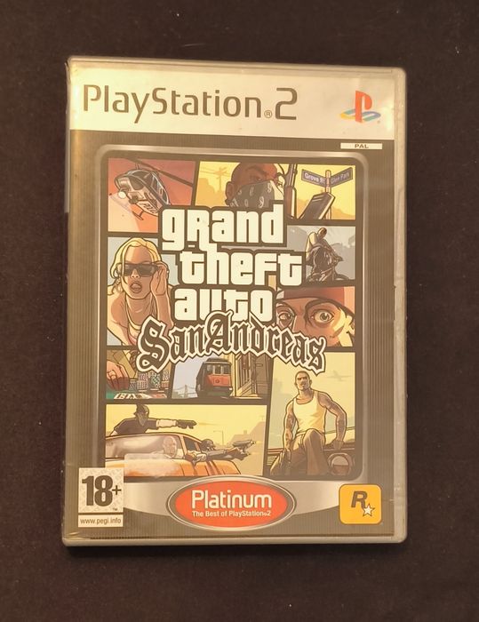 Grand theft auto San Andreas, PlayStation 2.