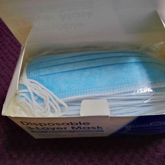 Маска медична  тришарова  Упаковка 50шт