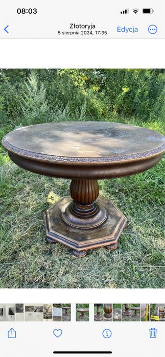 Stary Stół Dębowy