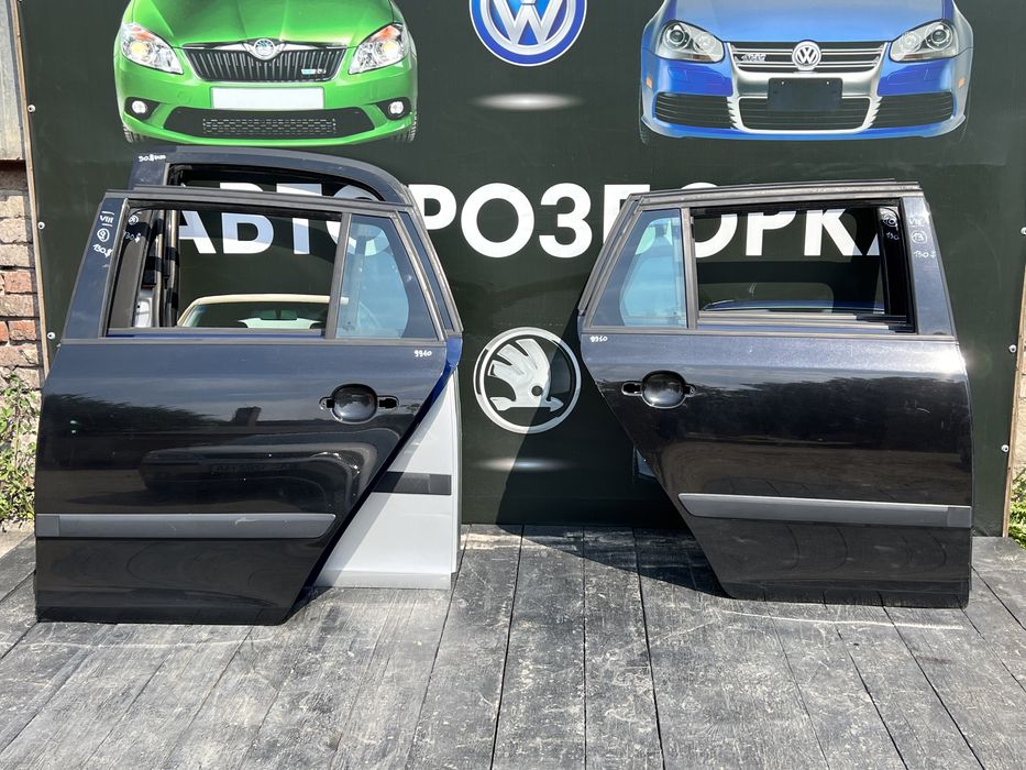двері дверьки дверь фабия 2 двери передние задние fabia 2 roomster