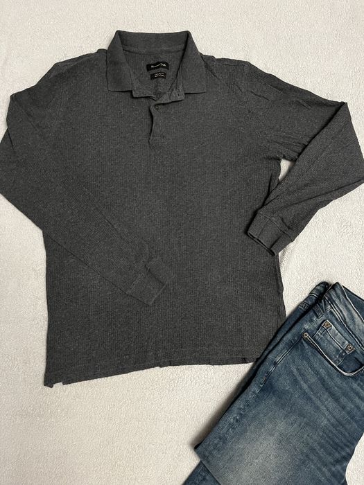 Лонгслів з комірцем Massimo Dutti