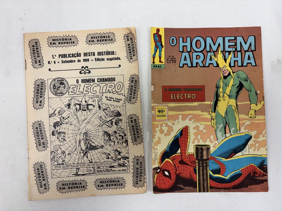 Livro BD O Homem Aranha Nº 61