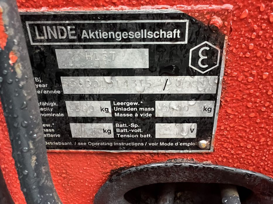 Wózek widłowy Linde H15
