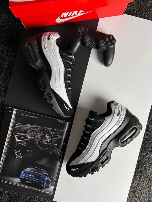 SALE! Nike Air Max 95 Black White 41 42 43 44 45 найк аір макс